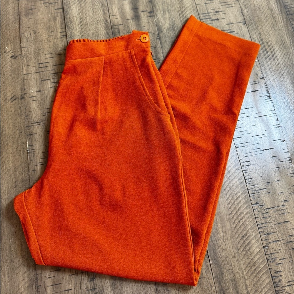 American Apparel Rust Orange Jogger Pants - Picture 11 of 13
